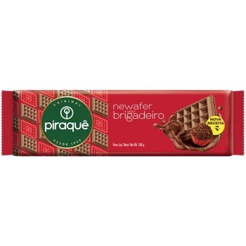 BISCOITO PIRAQUE NEWAFER BRIGADEIRO 100 GR