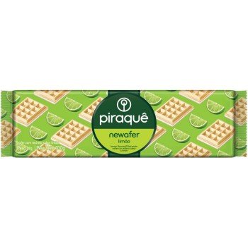 BISCOITO PIRAQUE NEWAFER LIMÃO 100 GR