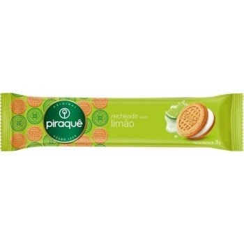 BISCOITO PIRAQUE RECHEADO LIMÃO 76G