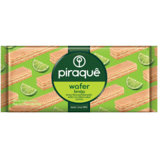 BISCOITO PIRAQUE WAFER LIMÃO 100 GR