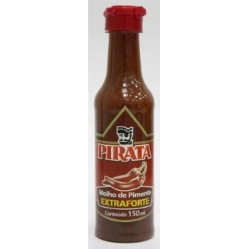 MOLHO DE PIMENTA PIRATA EXTRA FORTE FRASCO 150ML