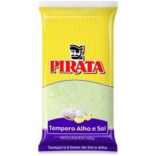 TEMPERO PIRATA ALHO E SAL PACOTE 500 GR