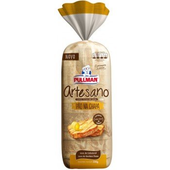 PÃO ARTESANO PÃO NA CHAPA PLUSVITA 500G