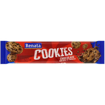 BISCOITO RENATA COOKIES CHOCOLATE COM GOTAS 100 GR