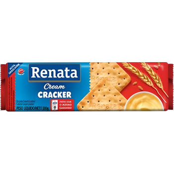 BISCOITO RENATA CREAM CRACKER 200 GR