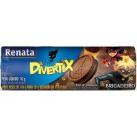 BISCOITO RENATA DIVERTIX RECHEADO BRIGADEIRO 112GR