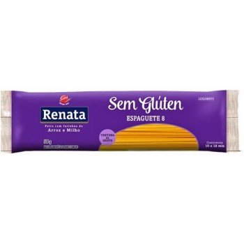 MACARRAO RENATA ESPAGUETE 8 SEM GLÚTEN 500 GR