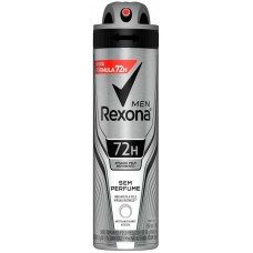 DESODORANTE REXONA MEN AEROSOL SEM PERFUME 90G