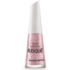 ESMALTE RISQUE GRANULADO ROSE 8ML