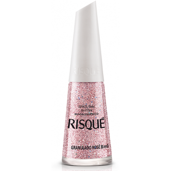 ESMALTE RISQUE GRANULADO ROSE 8ML