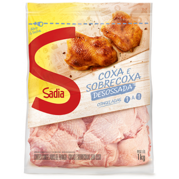 COXAS E SOBRECOXAS DESOSSADAS SADIA PCT 1KG