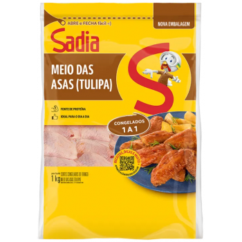 MEIO DA ASA SADIA TULIPA PCT 1KG