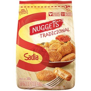 NUGGETS DE FRANGO SADIA TRADICIONAL 300 GR