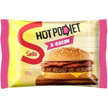 SANDUICHE SADIA HOT POCKET X BACON 145 GR