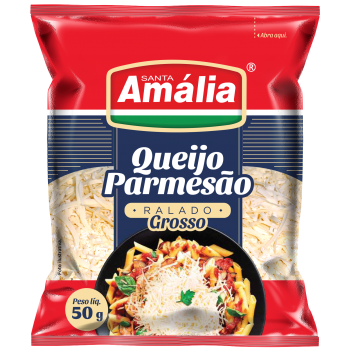 QUEIJO PARMESÃO RALADO SANTA AMALIA GROSSO 50G