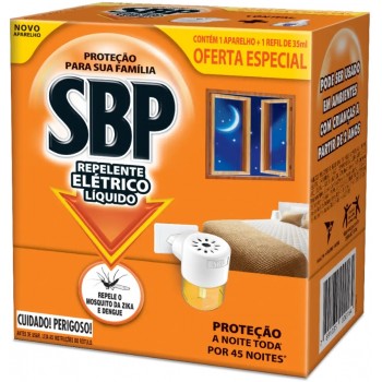 INSETICIDA SBP ELÉTRICO 45NOITES GTS APARELHO