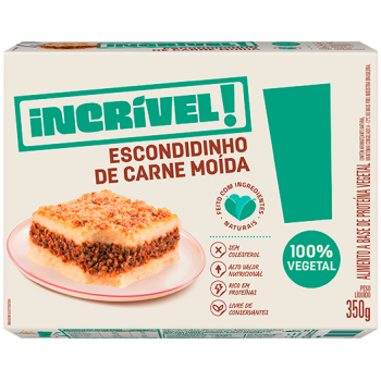 ESCONDIDINHO DE CARNE MOIDA VEGETAL INCRÍVEL 350G