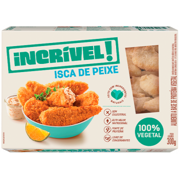 ISCA DE PEIXE VEGETAL INCRÍVEL 300G