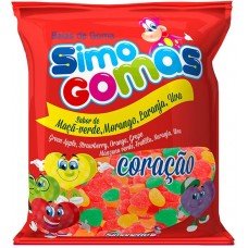 BALA SIMONETTO GOMA CORACAO SORTIDAS 500 GR