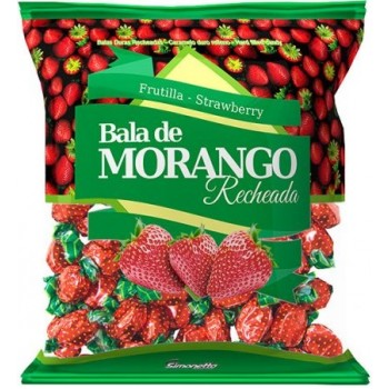 BALA SIMONETTO MORANGO RECHEADA 500 GR