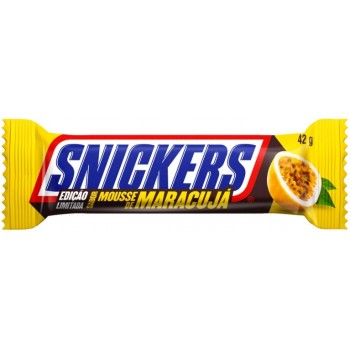 CHOCOLATE SNICKERS COM CARAMELO MARACUJA 42 GR