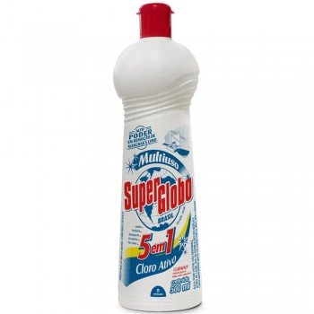 LIMPADOR SUPER GLOBO 5 EM 1 CLORO ATIVO 500ML