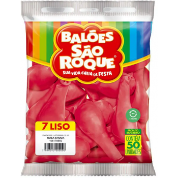 BALAO SAO ROQUE ROSA SHOCK LISO Nº 7