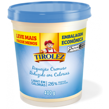 REQUEIJAO TIROLEZ LIGHT 400G