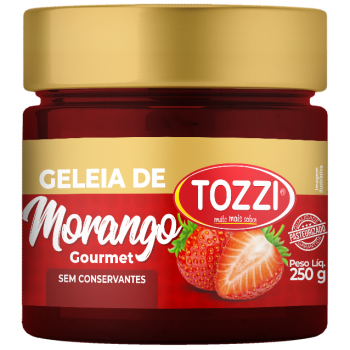 GELEIA TOZZI DE MORANGO GOURMET 250 GR