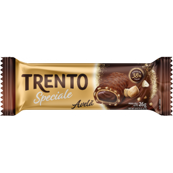 WAFER RECHEADO TRENTO AVELA AO LEITE 26 GR