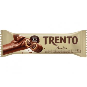 WAFER RECHEADO TRENTO AVELÃ 29G