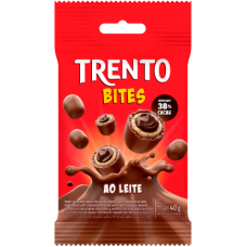 WAFER RECHEADO TRENTO BITES AO LEITE 40GR