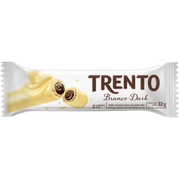 WAFER RECHEADO TRENTO BRANCO DARK 29 GR