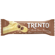 WAFER RECHEADO TRENTO CHOCOLATE BRANCO AVELÃ 32GR