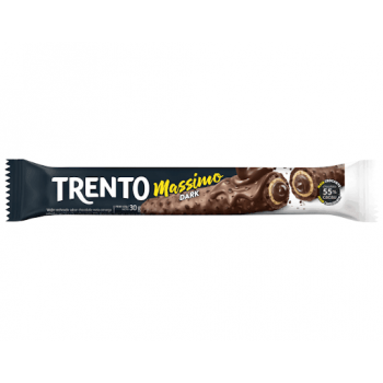 WAFER RECHEADO TRENTO MASSIMO DARK 25GR