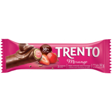 WAFER RECHEADO TRENTO MORANGO 29G