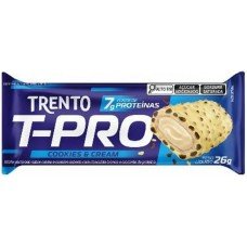 WAFER RECHEADO TRENTO T-PRO COOKIES E CREAM 26G