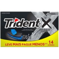 CHICLETE TRIDENT 14S FRESH INTENSE 26,6G