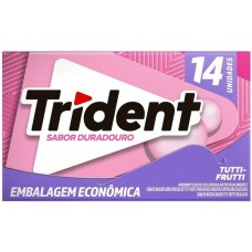 CHICLETE TRIDENT 14S TUTTI FRUTTI 25,2G