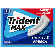 CHICLETE TRIDENT MAX HORTE FRESCA 16.5 GR