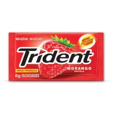 CHICLETE TRIDENT MORANGO 8GR