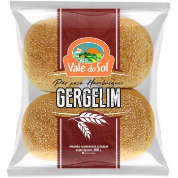 PÃO DE HAMBURGUER COM GERGELIM VALE DO SOL 280G