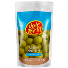 AZEITONA VERDE VALE FERTIL LIGHT SACHE 150G