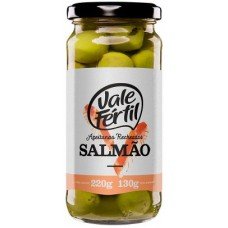 AZEITONA VERDE VALE FERTIL RECHEADO SALMAO 130 GR