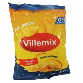 BATATA CHIPS VILLEMIX NATURAL 40GR