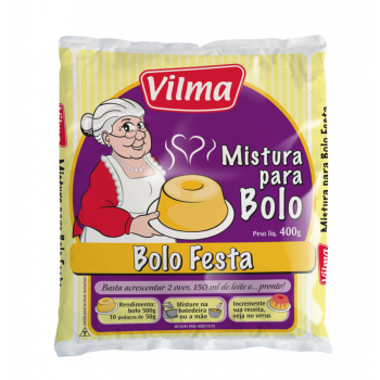 MISTURA PARA BOLO VILMA FESTA 400G