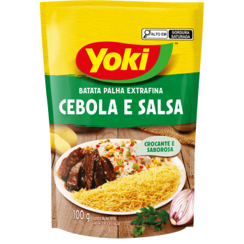 BATATA PALHA YOKI EXTRA FINA CEBOLA E SALSA 100G