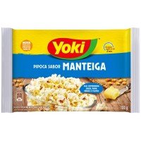 PIPOCA MICROONDAS YOKI MANTEIGA 100 GR