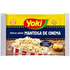 PIPOCA MICROONDAS YOKI MANTEIGA DE CINEMA 100G